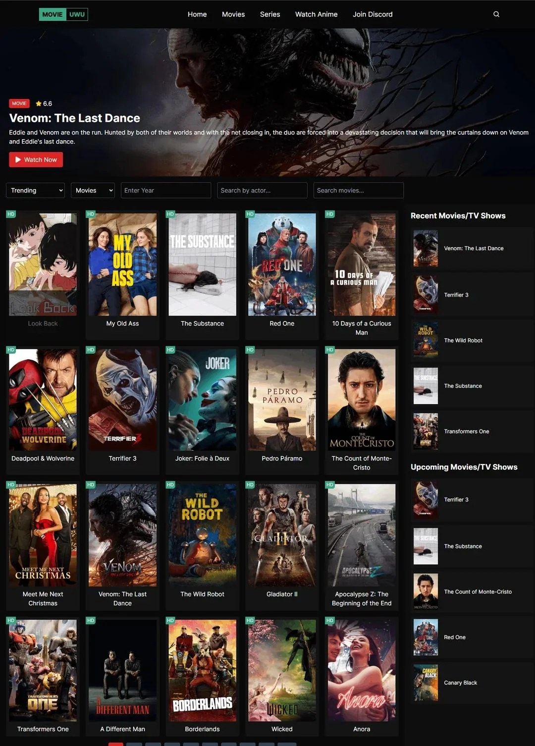 MovieuwuTV is a versatile, free streaming platform